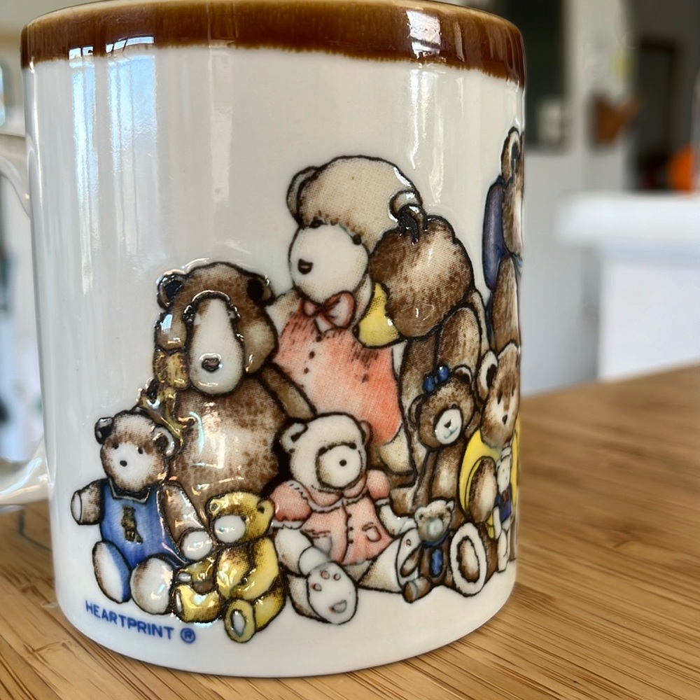 Heartprint Bear Mug by Jan Jameson